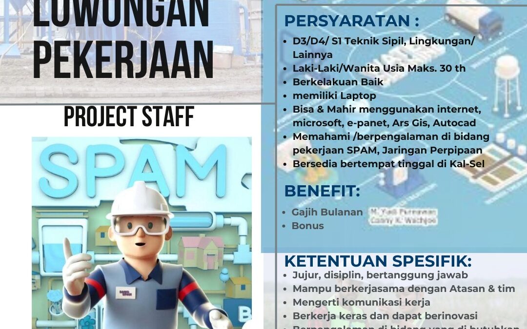 Lowongan Pekerjaan Project Staff Genetik Kreatif Konsultan
